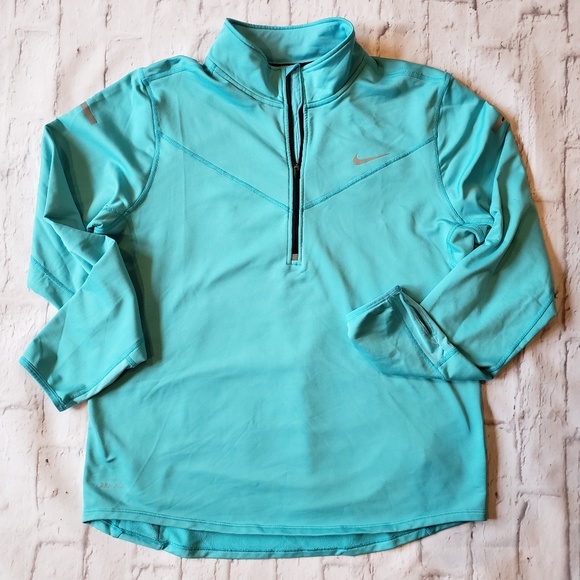Nike Tops - Womens Large Nike DriFit running pullover teal